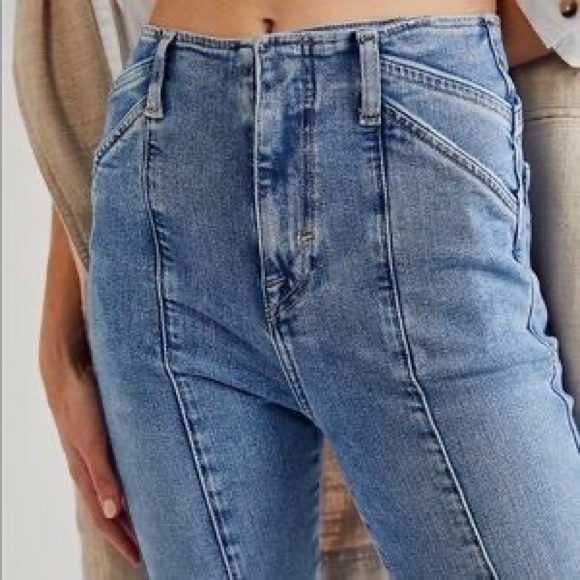 Free People Carina extra high rise flares - Picture 3 of 6